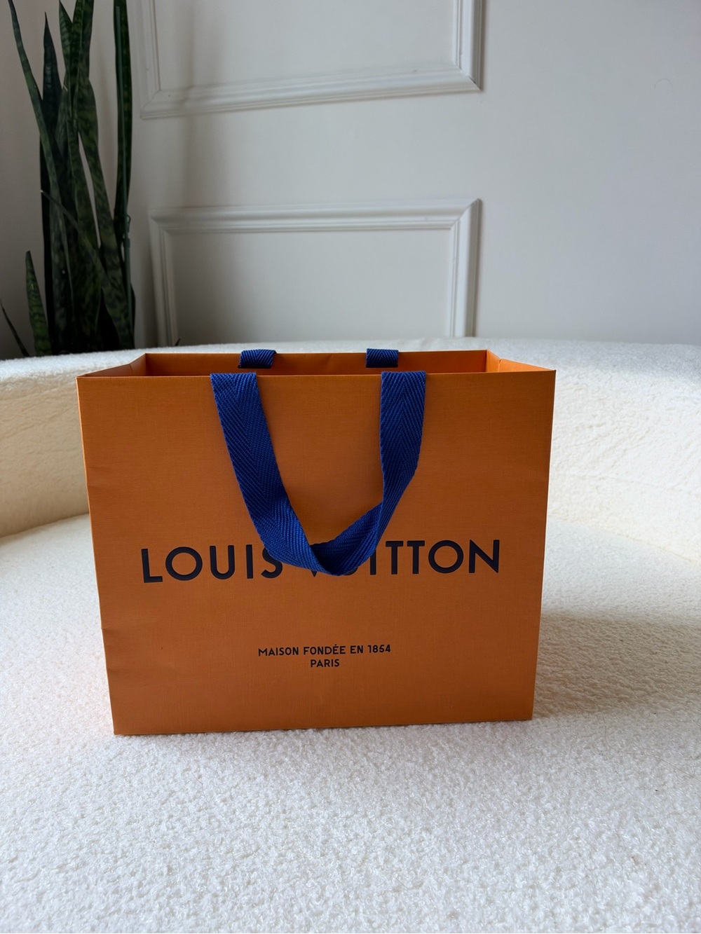Louis Vuitton Small Shopping Gift bag & card